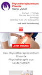 Mobile Screenshot of physio-phoenix.de